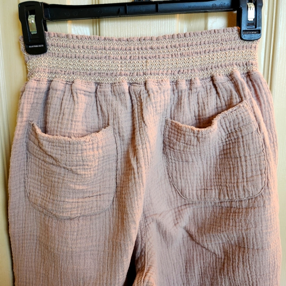 Sincerely Jules cotton gauze lounge pants sz Large
